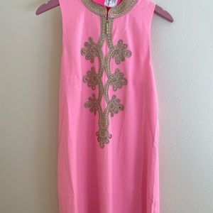 Lilly Pulitzer Pelican Pink Jane shift dress sz 10